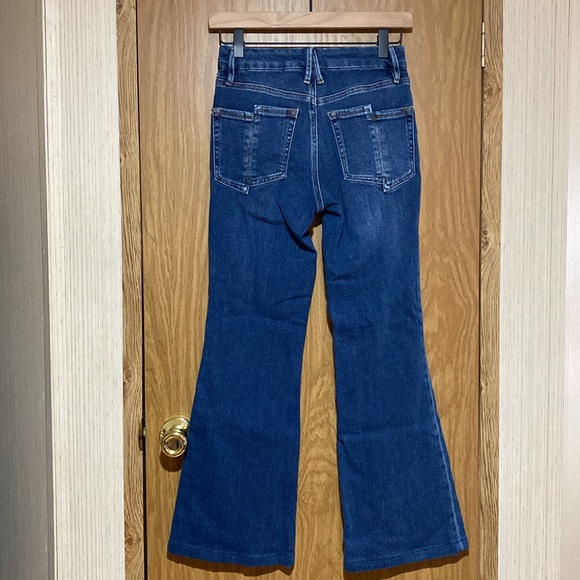 *altered* Good American Flare Jeans Size 4 / 27 - Picture 2 of 8